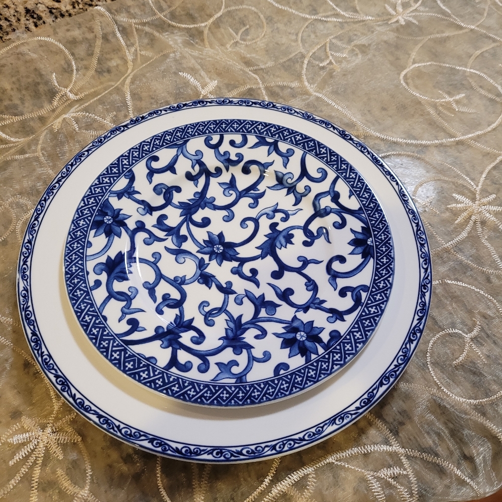 COPY - Ralph Lauren China Mandarin Blue Dinner Plates